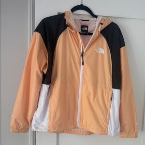 The North Face Peach and Black Ski Jacket